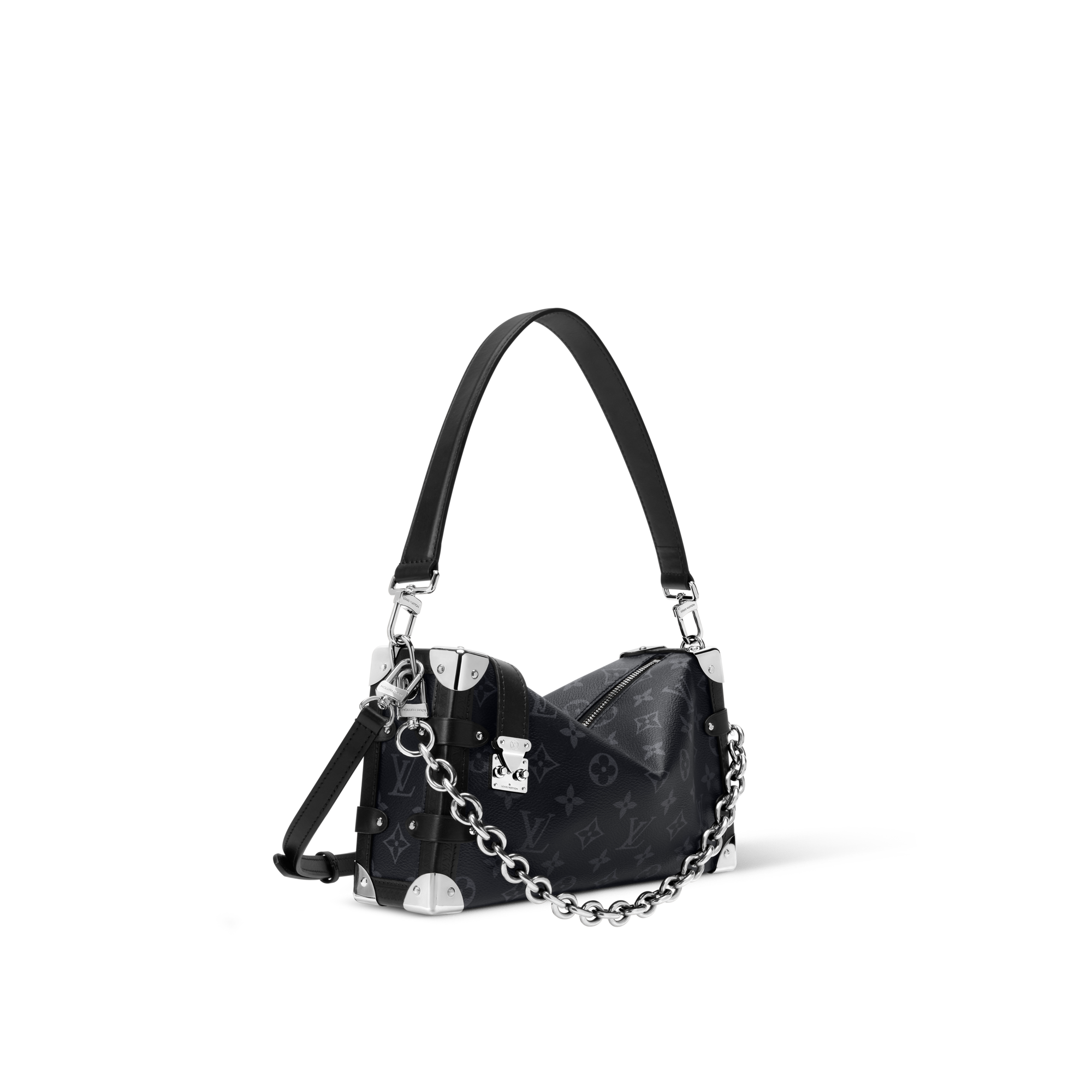 Monogram Eclipse Women's Bags LV Icons Side Trunk MM East West | Louis Vuitton ® (Product zoom)